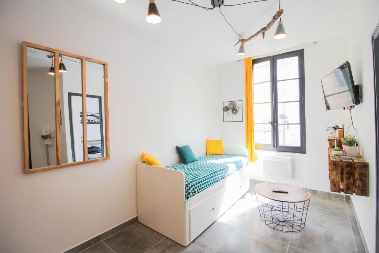 Charmant T2 En Coeur De Ville - 2 Lits + Lit Bebe - Wifi - Imprimante Carcassonne Exterior foto